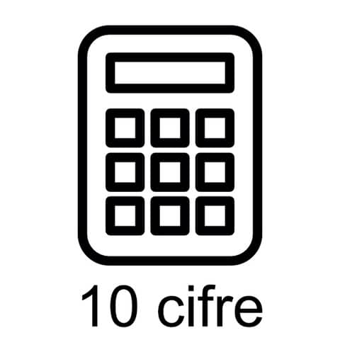 Calcolatrice da tavolo a 10 cifre SHARP con ampia varietà di funzioni bianco SH-ELM332BWH